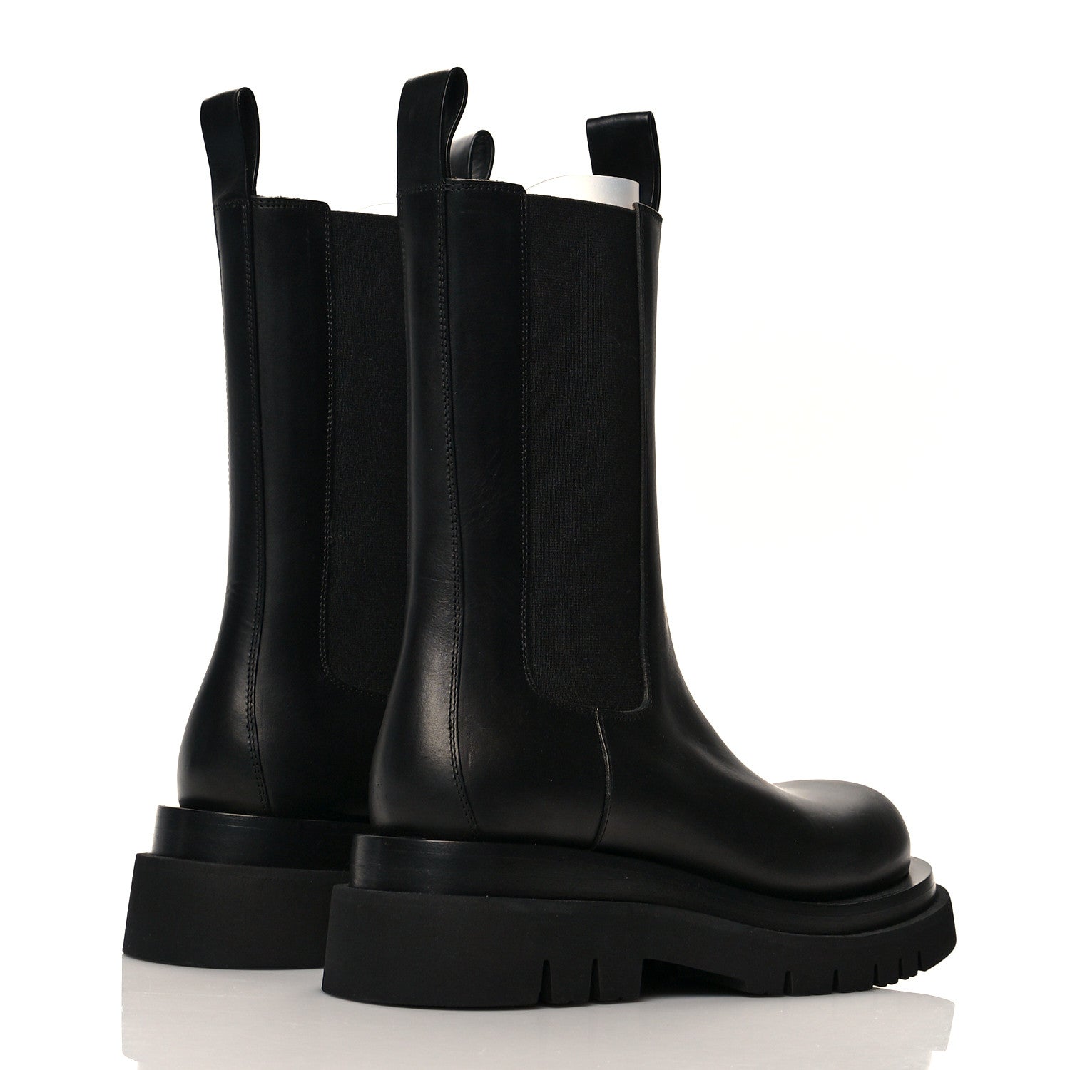 Bottega Veneta Calfskin The Lug Chelsea 55mm Boots 38 Black 4 of 8