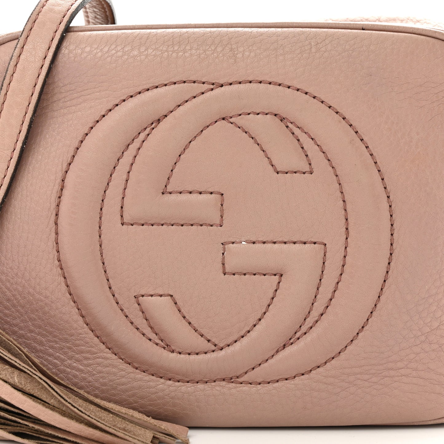 Cellarius Calfskin Small Soho Disco Bag Dark Cipria
