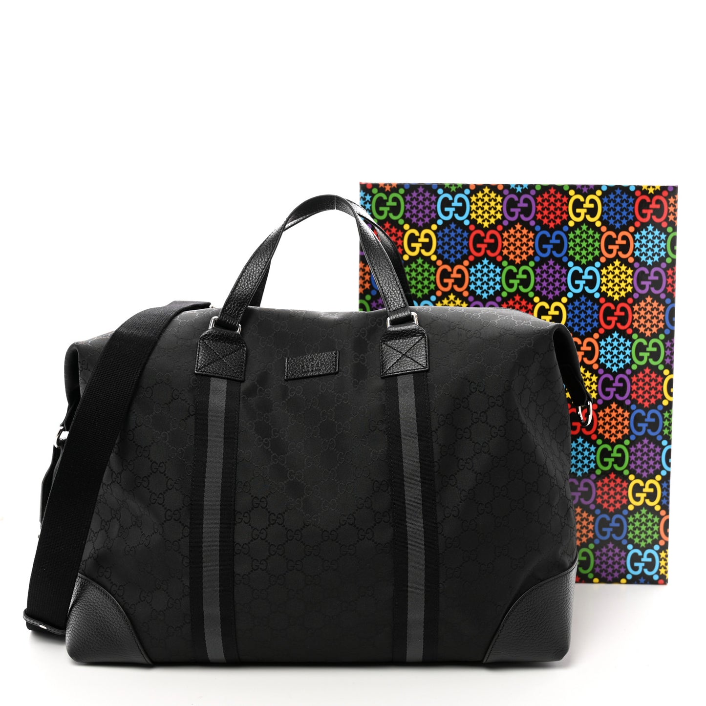 Nylon Monogram XL Duffle Bag Black