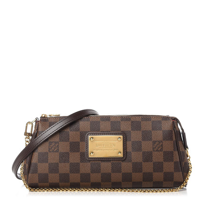 Louis Vuitton Damier Ebene Eva Clutch 1 of 10