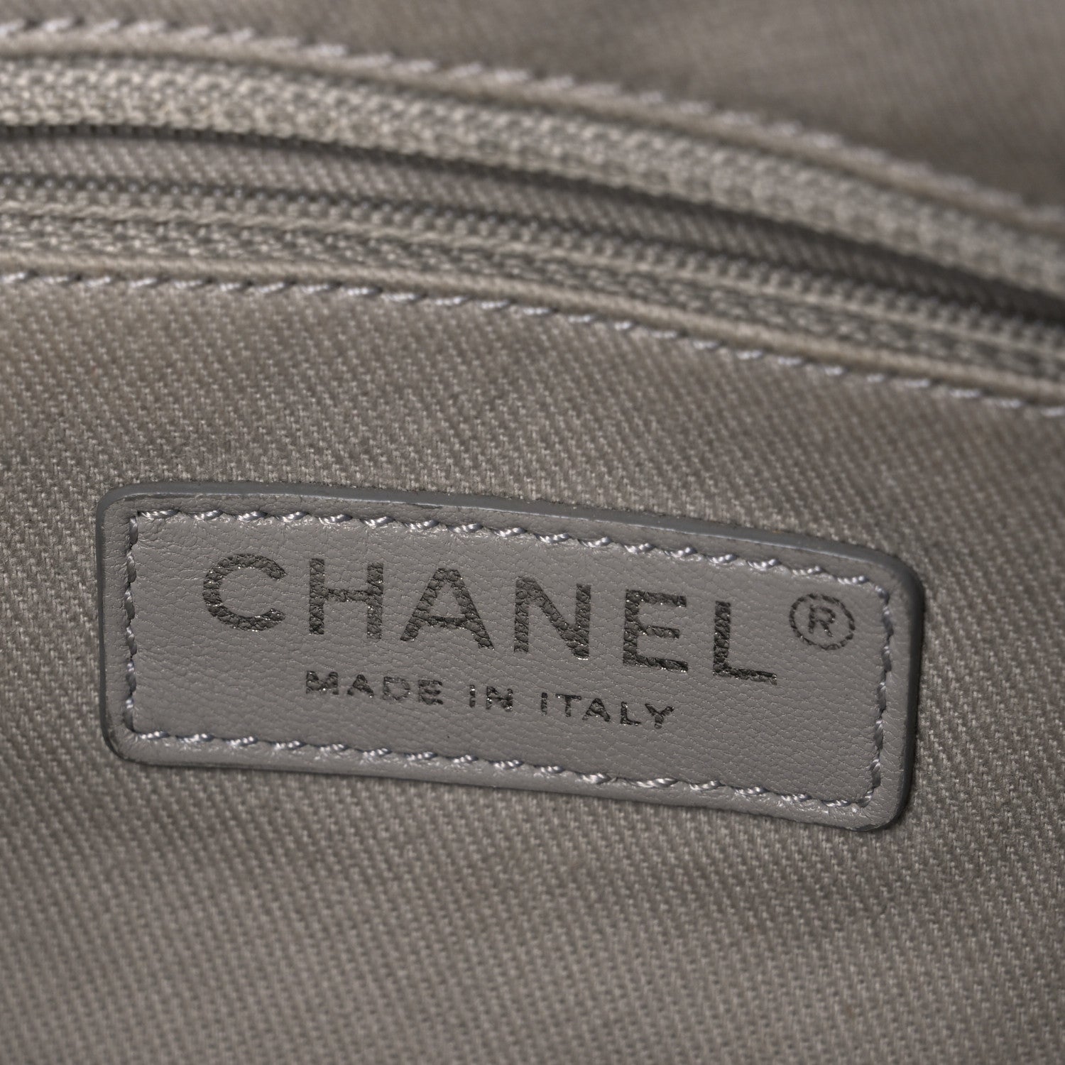 Chanel Caviar Quilted Easy Zip Tote Cobalt Blue 6 of 11