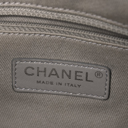 Chanel Caviar Quilted Easy Zip Tote Cobalt Blue 6 of 11