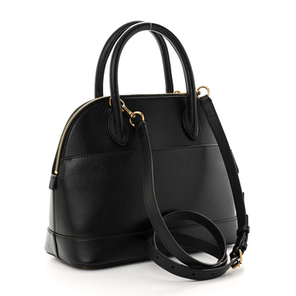 Balenciaga Signature Grained Calfskin Logo S Ville Top Handle Bag Black 3 of 11