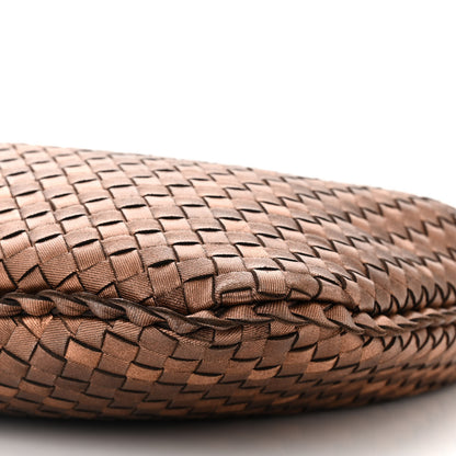 Bottega Veneta Metallic Nappa Intrecciato Medium Veneta Hobo Copper 10 of 10
