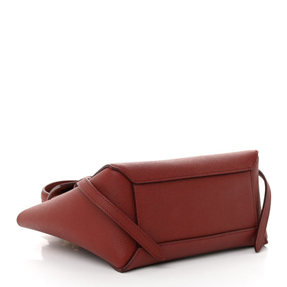Celine Grained Calfskin Nano Belt Bag Burgundy 4 of 11