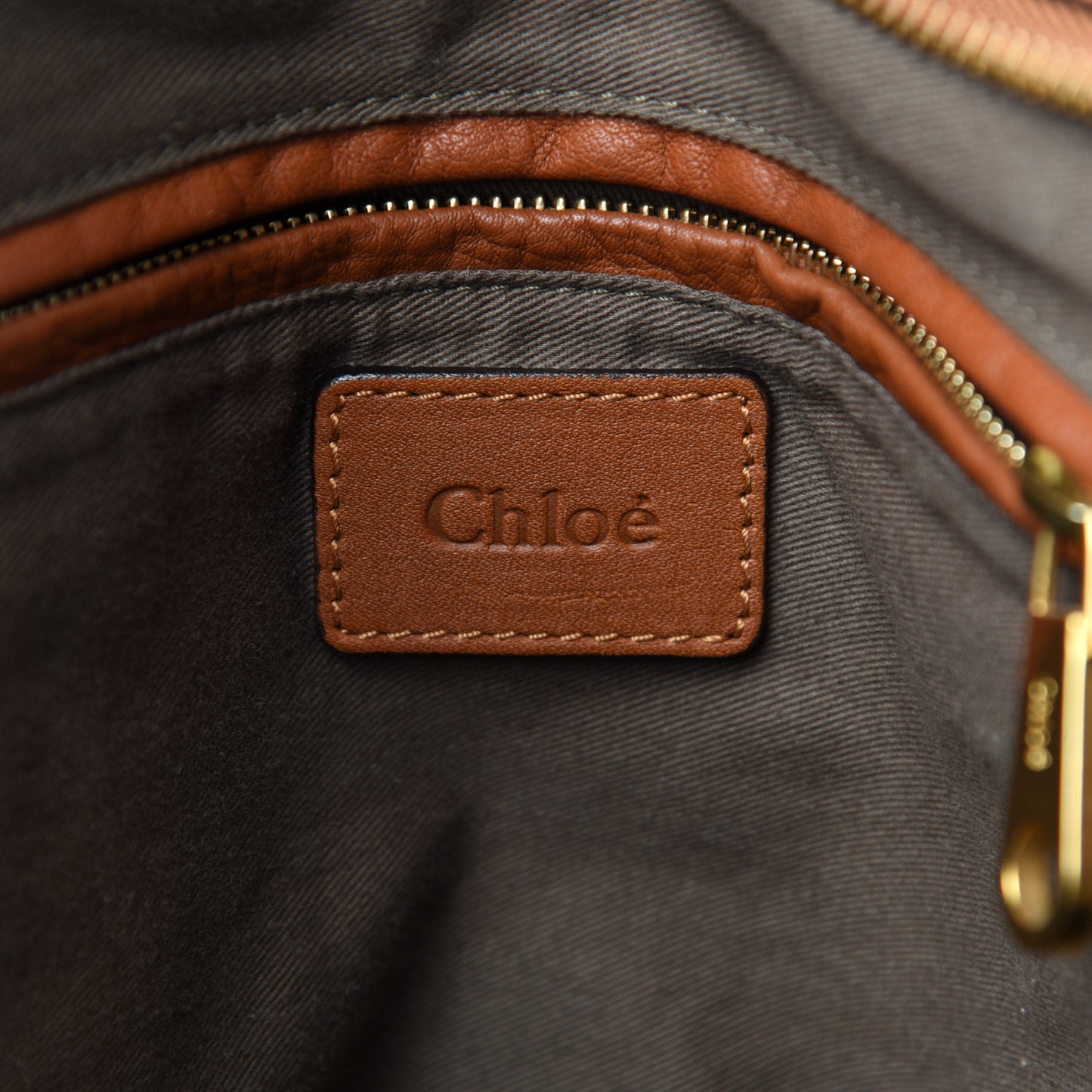 Calfskin Large Marcie Satchel Tan