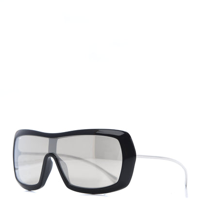 Chanel Acetate Metal Shield Sunglasses 71336 Black 1 of 8