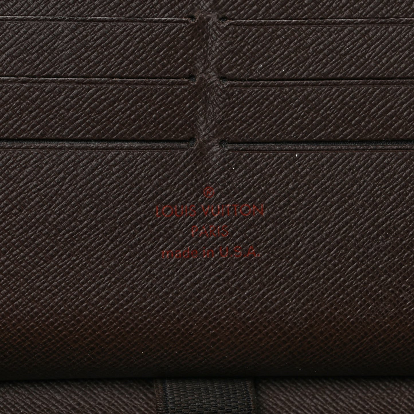 Damier Ebene Zippy Organizer Wallet