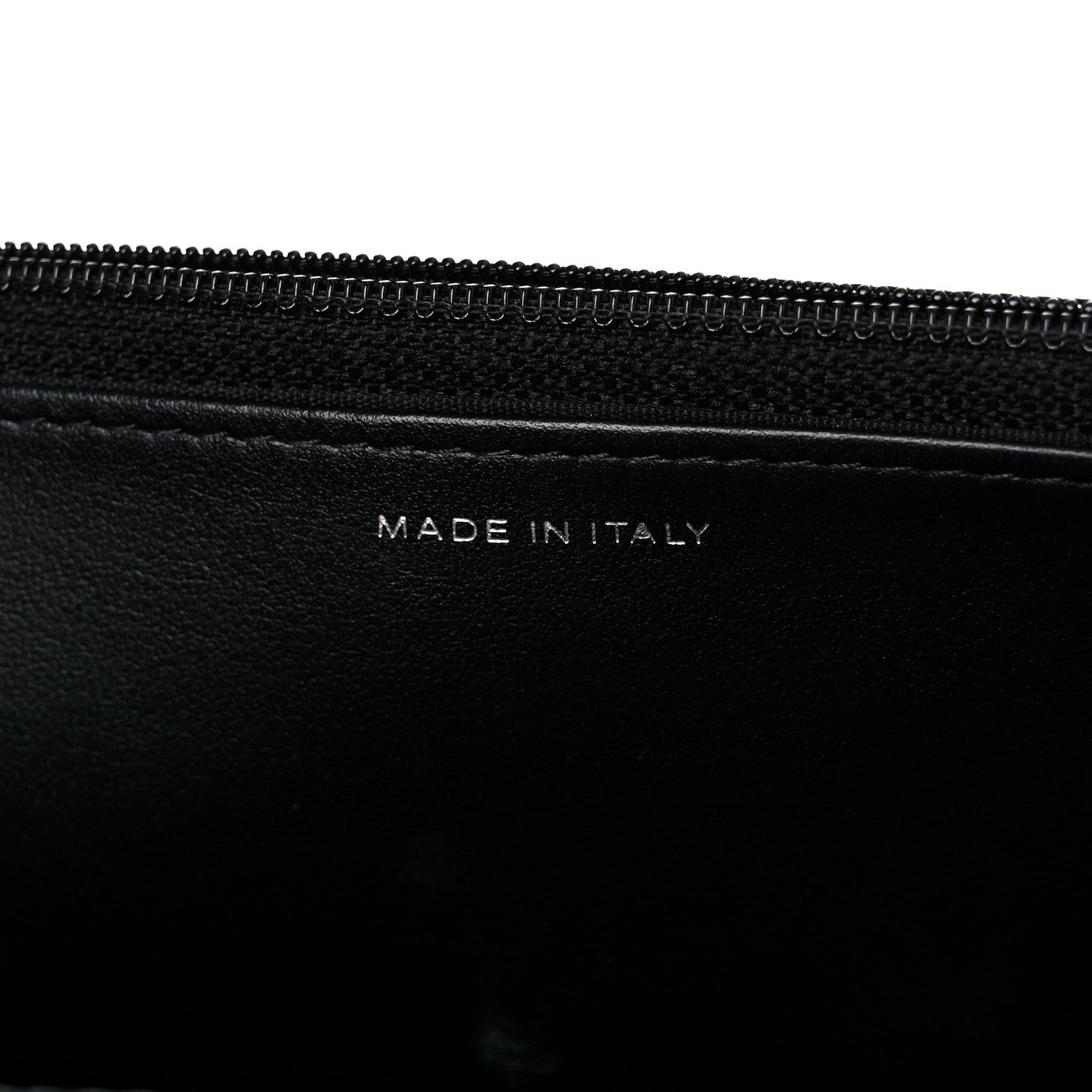 Chanel Lambskin Camellia Embossed Wallet on Chain WOC Black 7 of 14