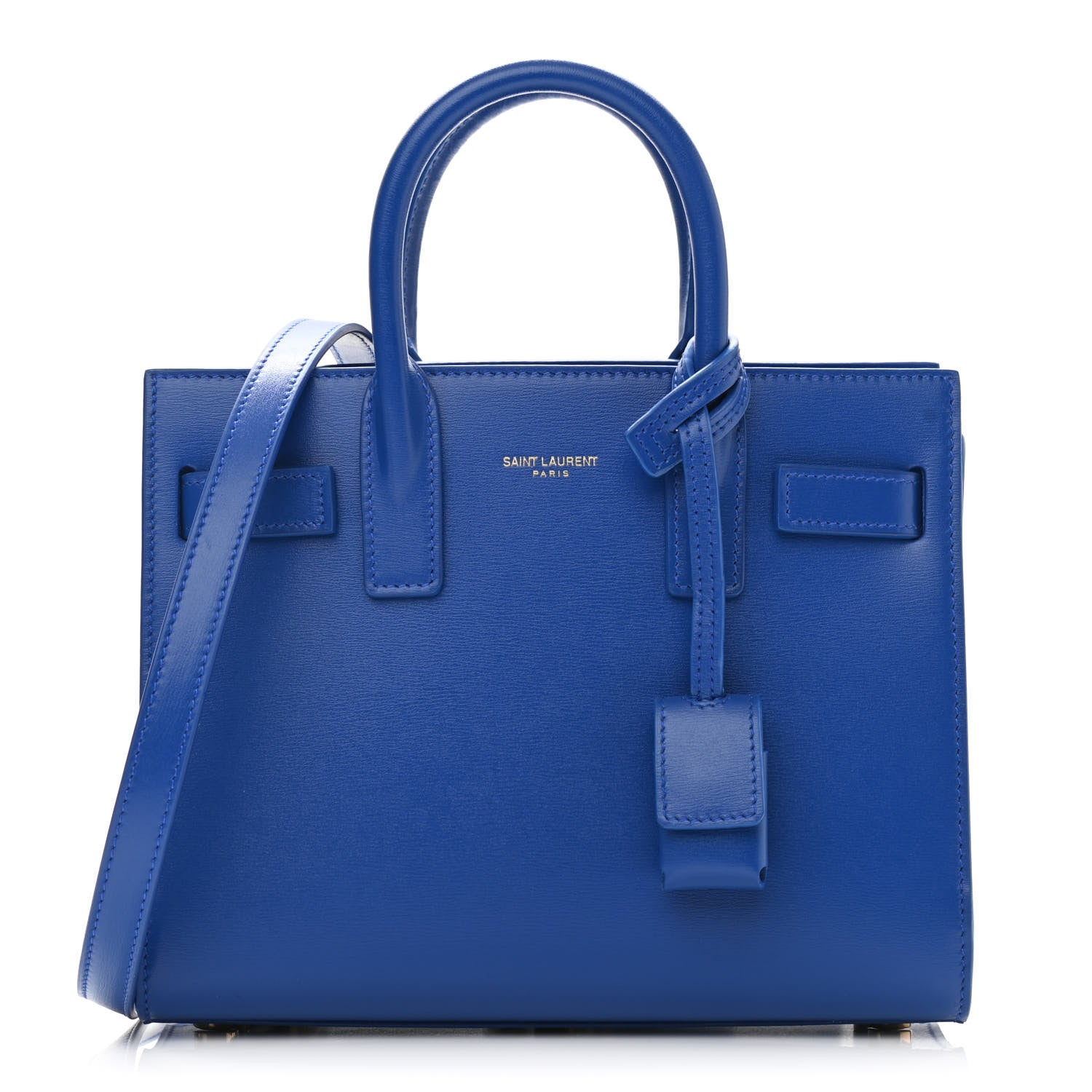 Saint Laurent Calfskin Nano Sac De Jour Royal Blue 1 of 9