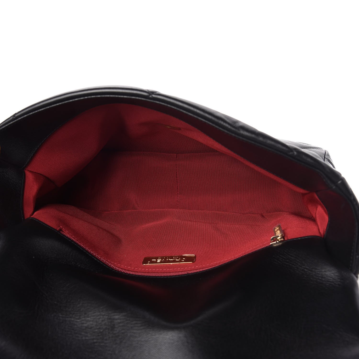 Chanel Goatskin Quilted Large Chanel 19 Flap Black 5 of 10