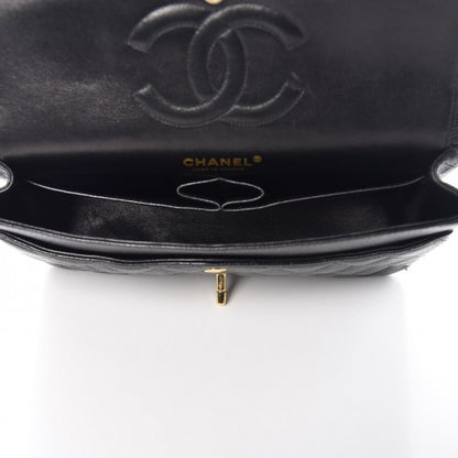Chanel Caviar Quilted Medium Double Flap Black 6 of 10