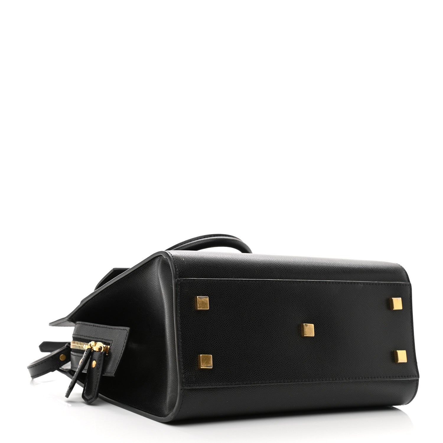 Saint Laurent Grain De Poudre Small Uptown Tote Black 4 of 13