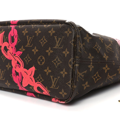Louis Vuitton Monogram Bay Neverfull MM Rose Ballerine Poppy 11 of 12