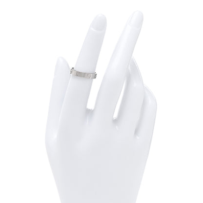 Cartier 18K White Gold 3.5mm LOVE Wedding Band Ring 51 5.75 2 of 5