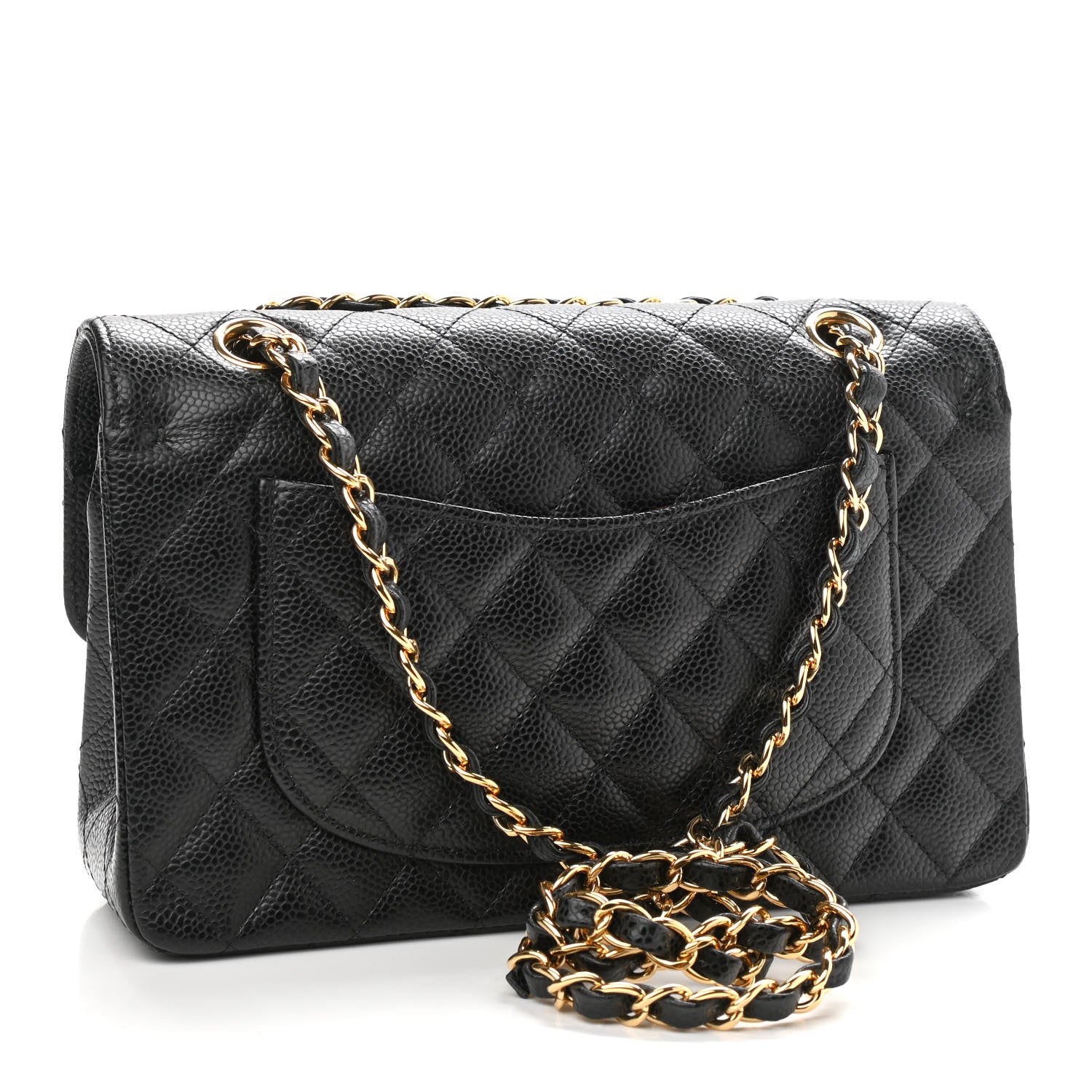 Chanel Caviar Quilted Small Double Flap Black 3 of 9