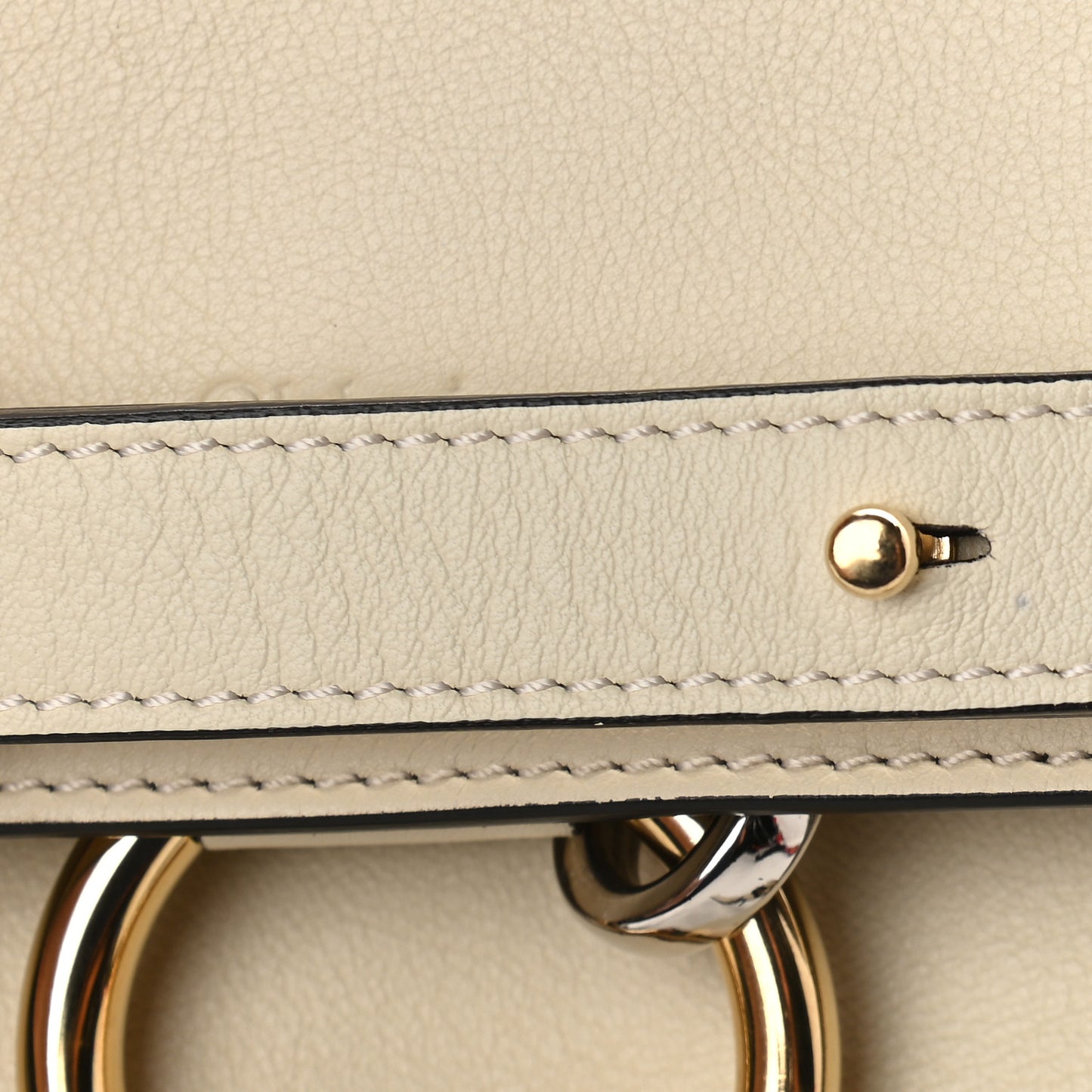 Calfskin Mini Faye Day Shoulder Bag Off White