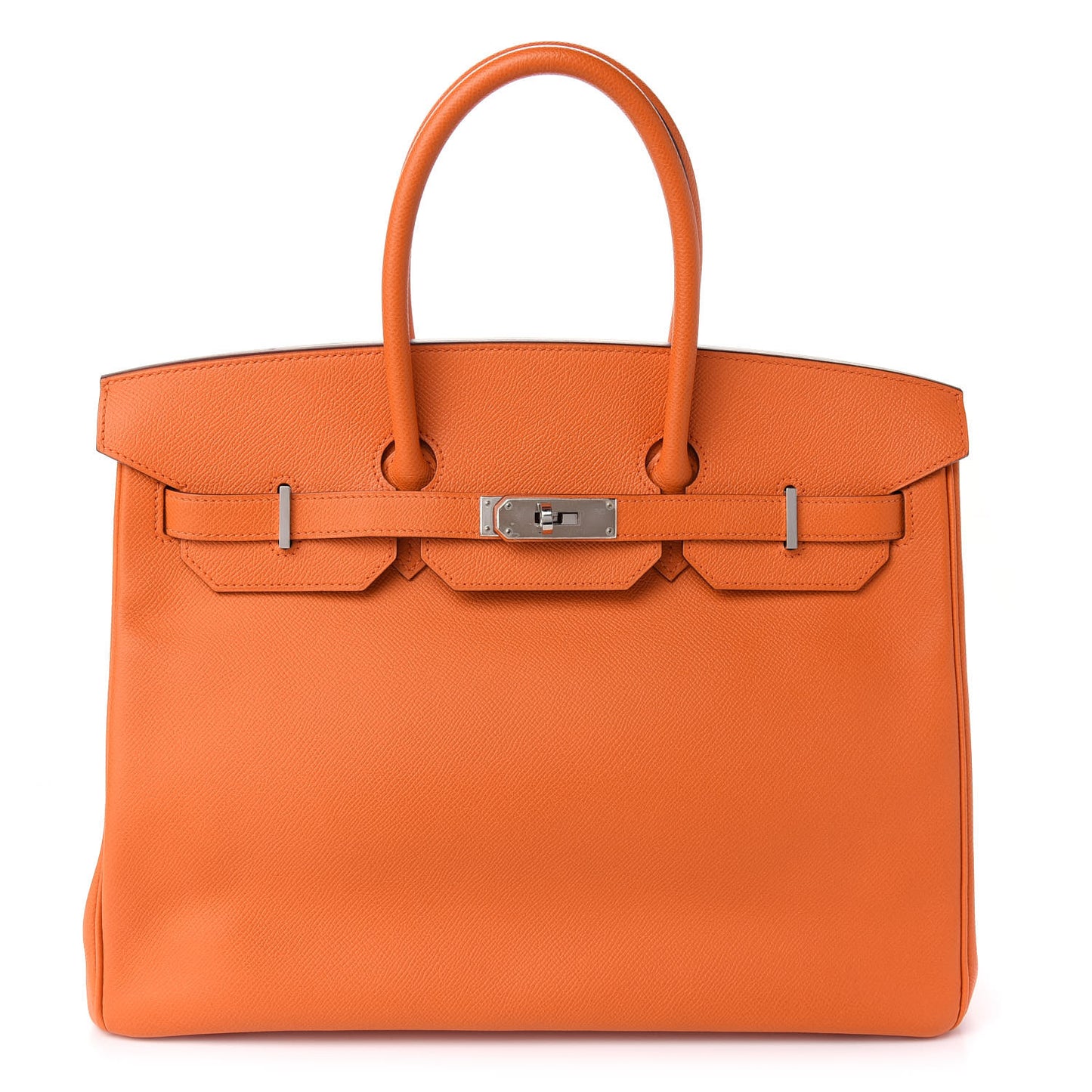 Epsom Birkin 35 Orange