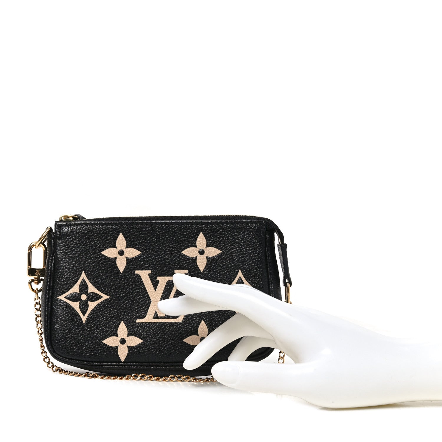 Louis Vuitton Empreinte Monogram Giant Mini Pochette Accessories Black 2 of 8