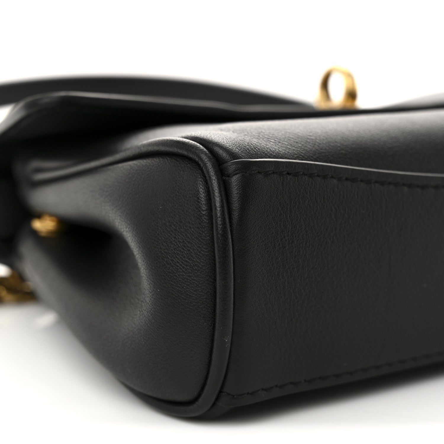 Balenciaga Natural Smooth Calfskin Nano Rodeo Top Handle Handbag Black 9 of 11