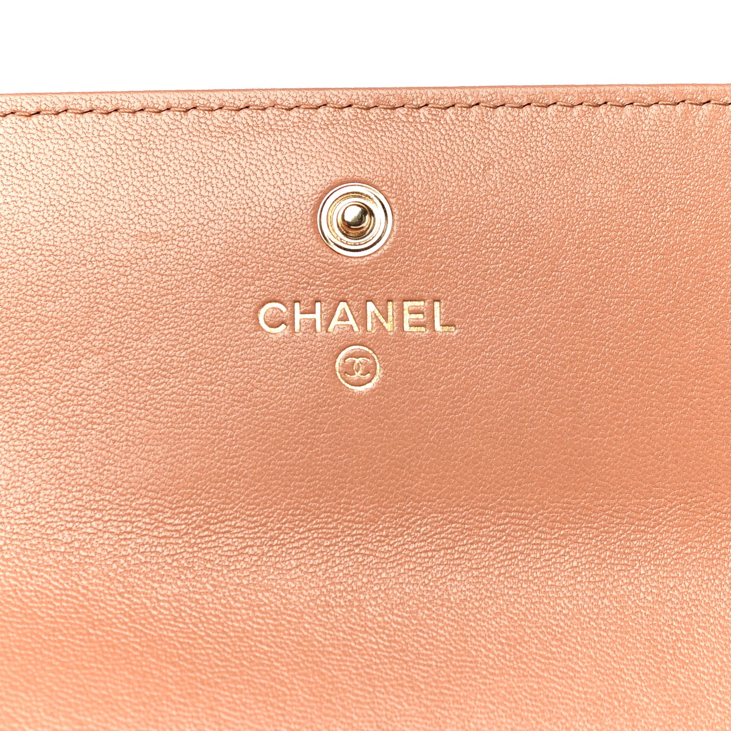 Chanel Lambskin Quilted Chanel 19 Flap Wallet Brown 6 of 21