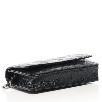 Chanel Caviar Wallet on Chain WOC Black 4 of 8