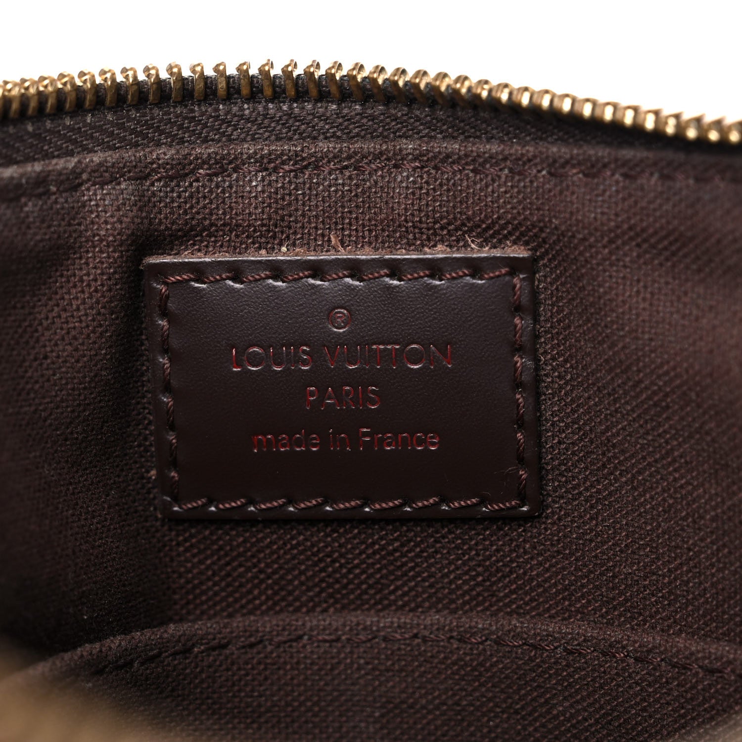 Louis Vuitton Damier Ebene Brooklyn Flat Pochette 9 of 17