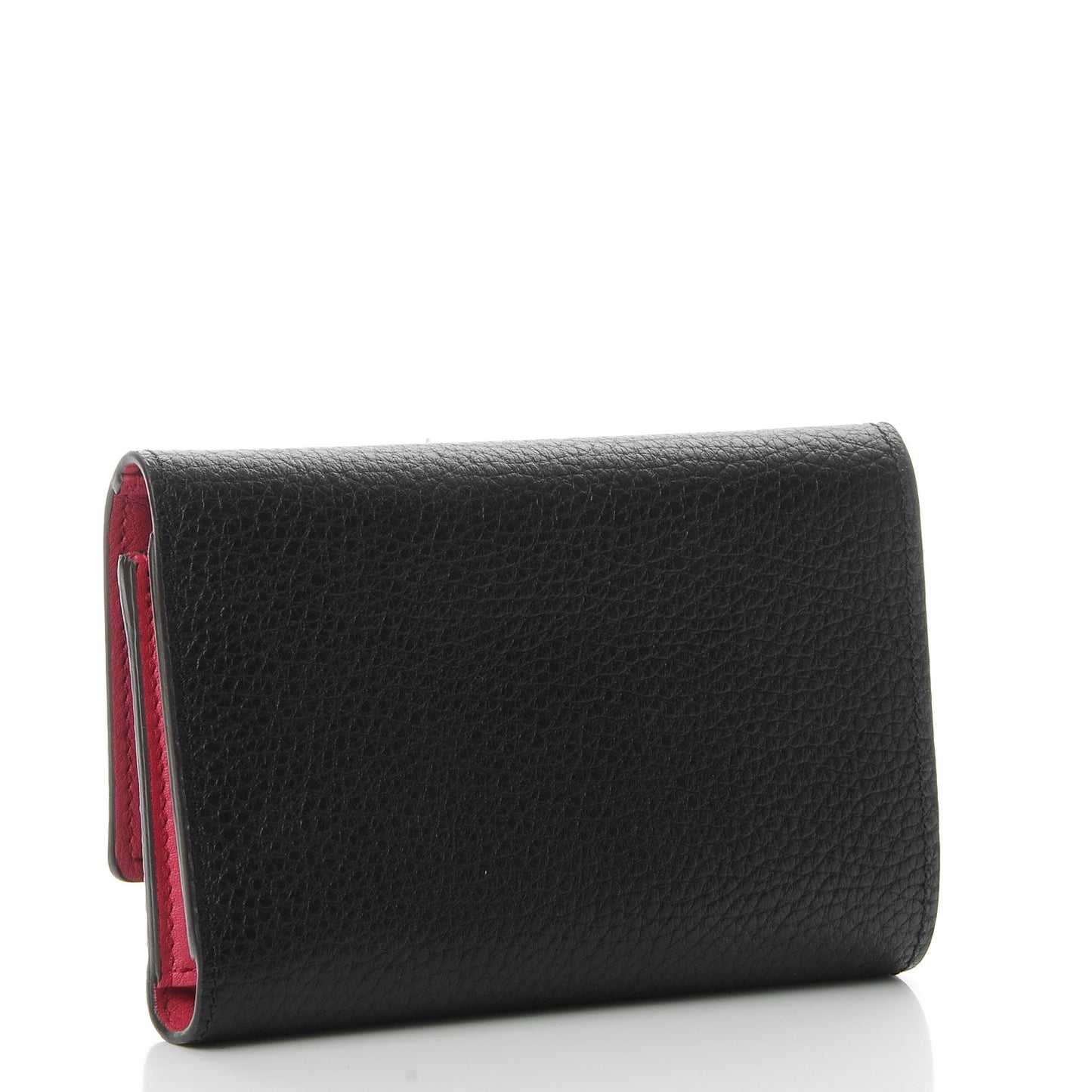 Taurillon Capucines Compact Wallet Black