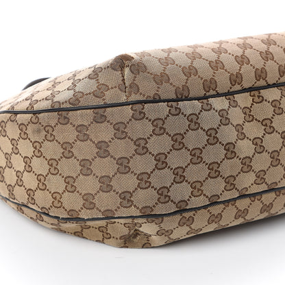 Gucci Monogram Large New Ladies Web Hobo Dark Brown 7 of 8