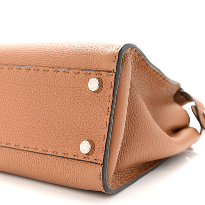 Fendi Cuoio Romano Selleria Bi-Color Medium Peekaboo Iconic Satchel Mou Deserto 11 of 11