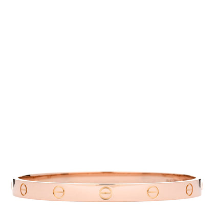 Cartier 18K Pink Gold LOVE Bracelet 19 2 of 7