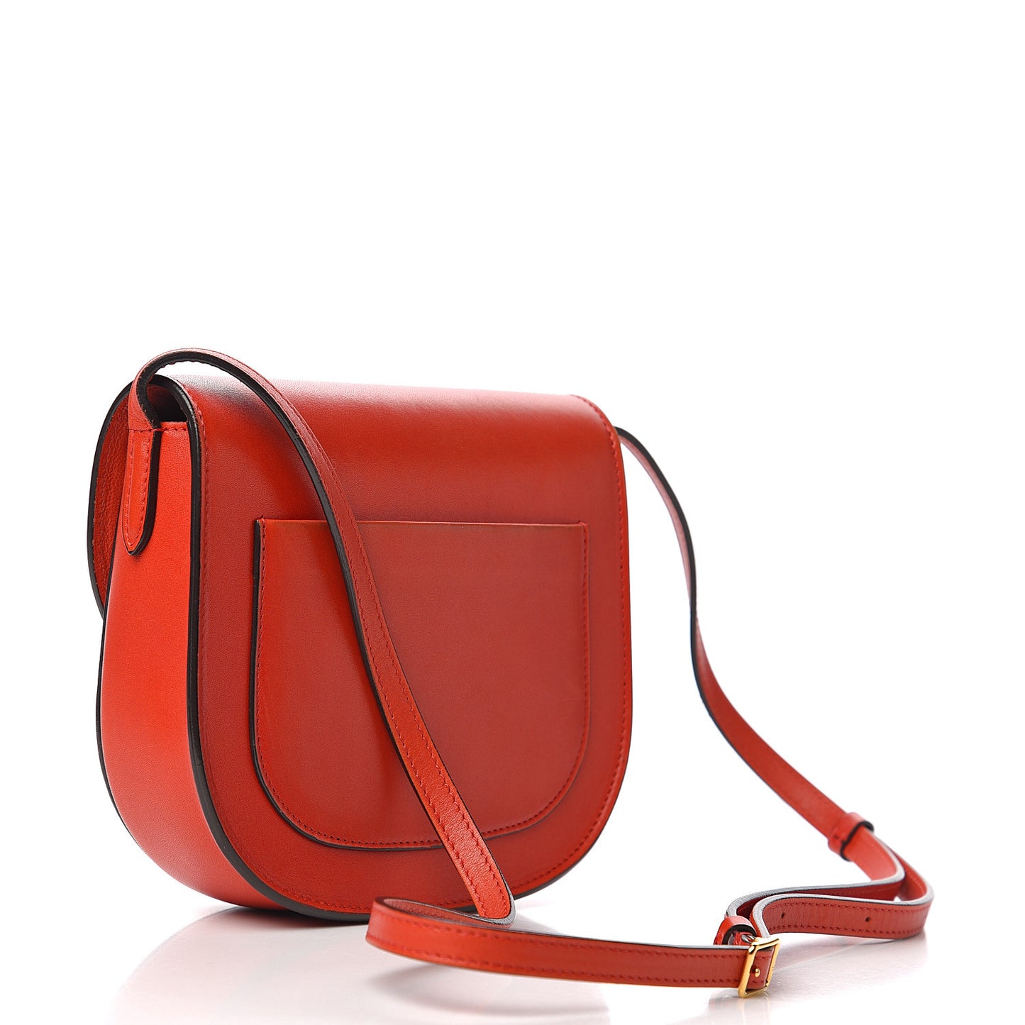 Supersoft Calfskin Small Trotteur Ruby