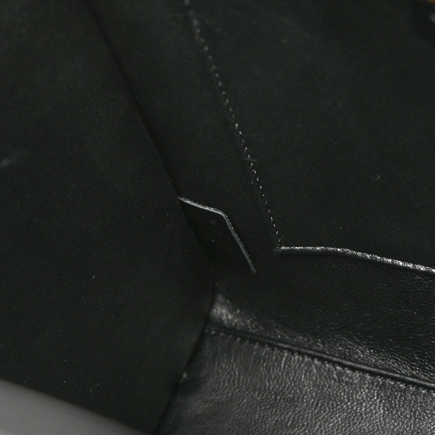 Baby Grained Calfskin Nubuck Nano Tri-Color Luggage Stone