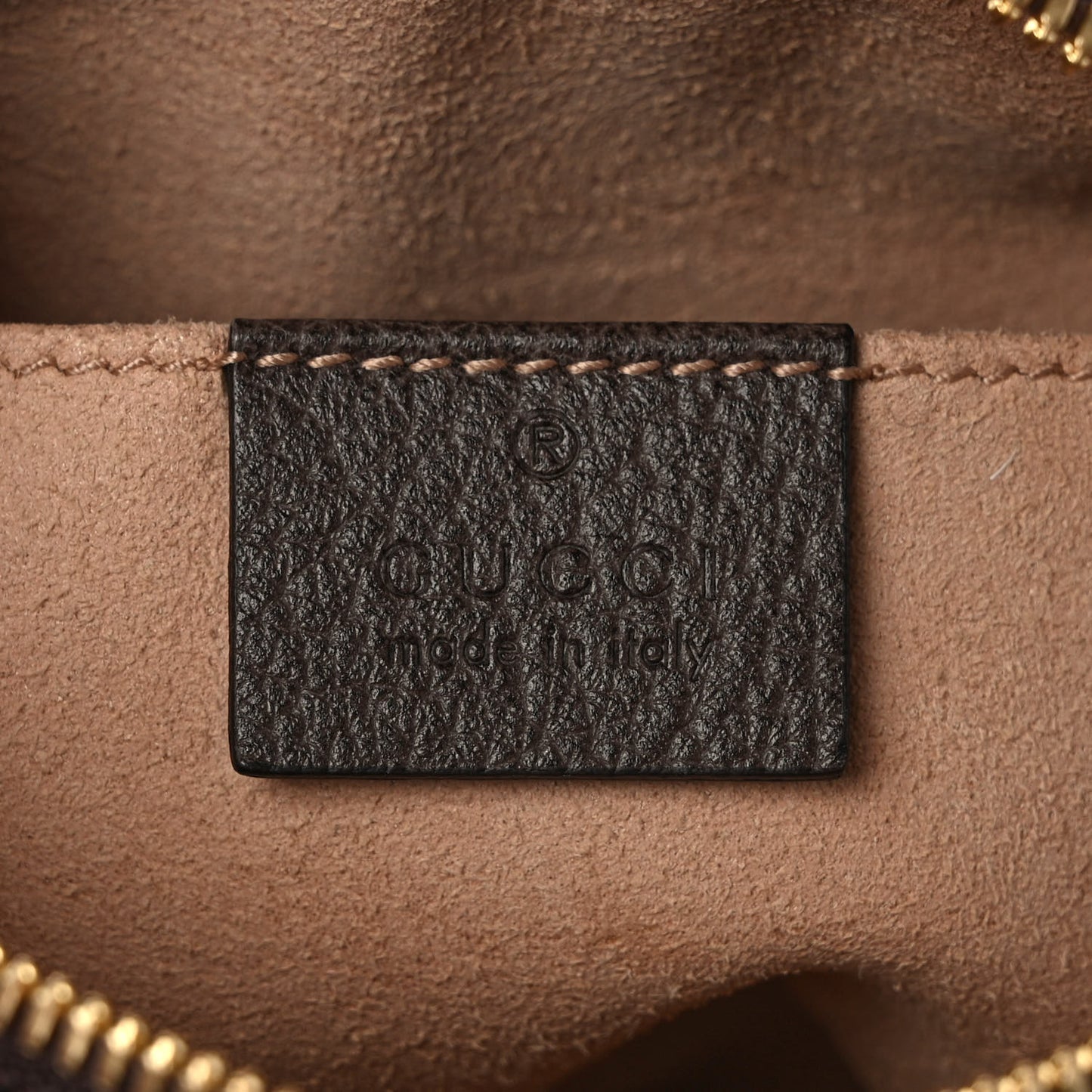 GG Supreme Monogram Web Small Ophidia Belt Bag 85 34 Dark Brown