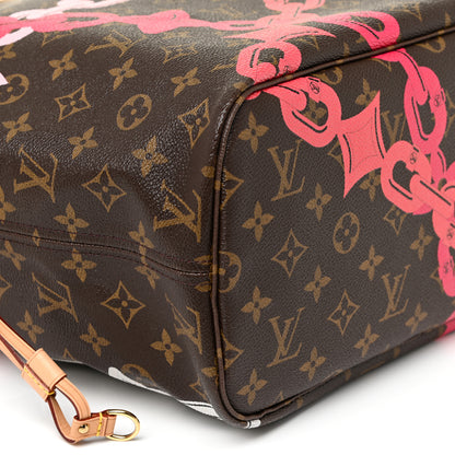 Louis Vuitton Monogram Bay Neverfull MM Rose Ballerine Poppy 9 of 10