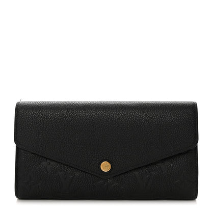 Louis Vuitton Empreinte Sarah Wallet NM Black 1 of 10