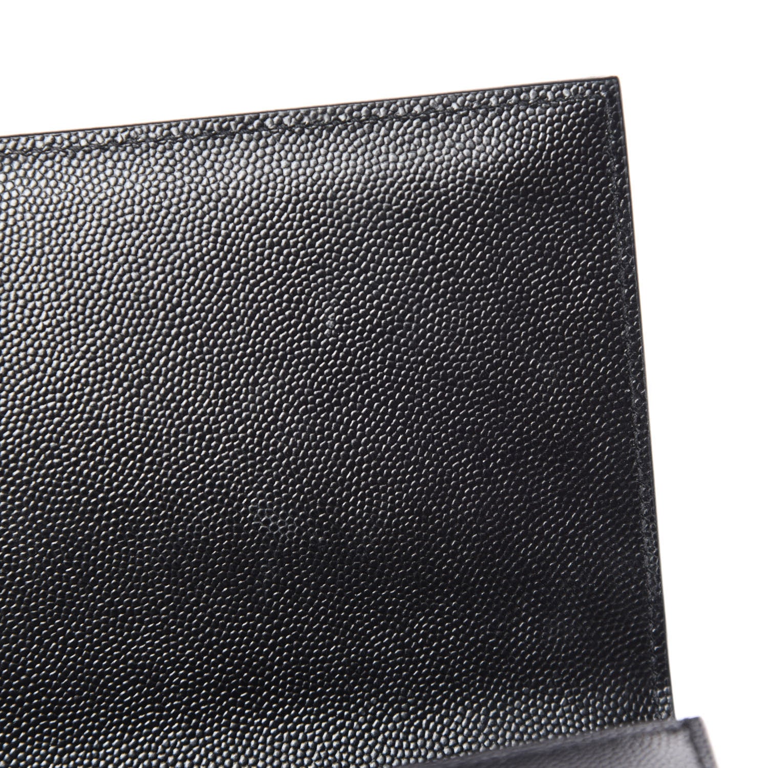 Saint Laurent Grain De Poudre Monogram Cassandre Clutch Black 13 of 13