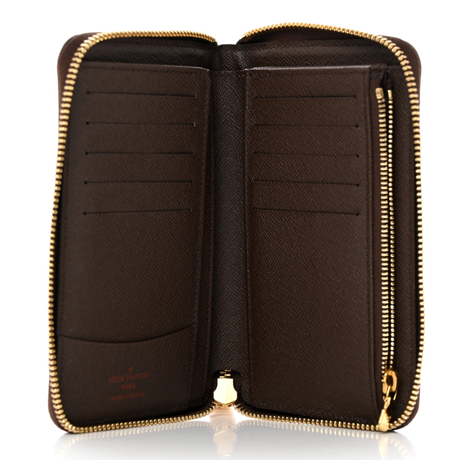 Louis Vuitton Damier Ebene Zippy Compact Wallet 5 of 9