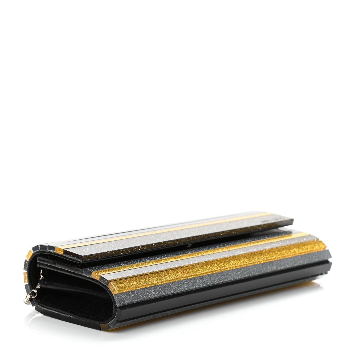 Acrylic Glitter Sweetie Clutch Multicolor