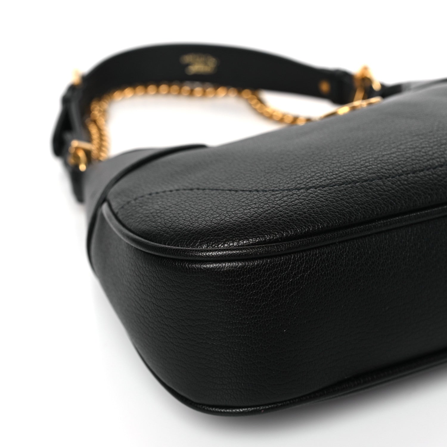 Gucci Goatskin Small Aphrodite Shoulder Bag Black 8 of 9