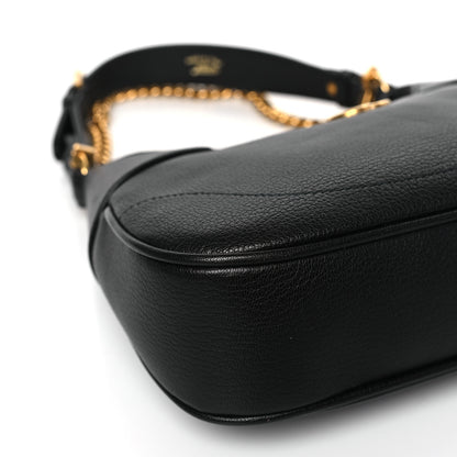 Gucci Goatskin Small Aphrodite Shoulder Bag Black 8 of 9