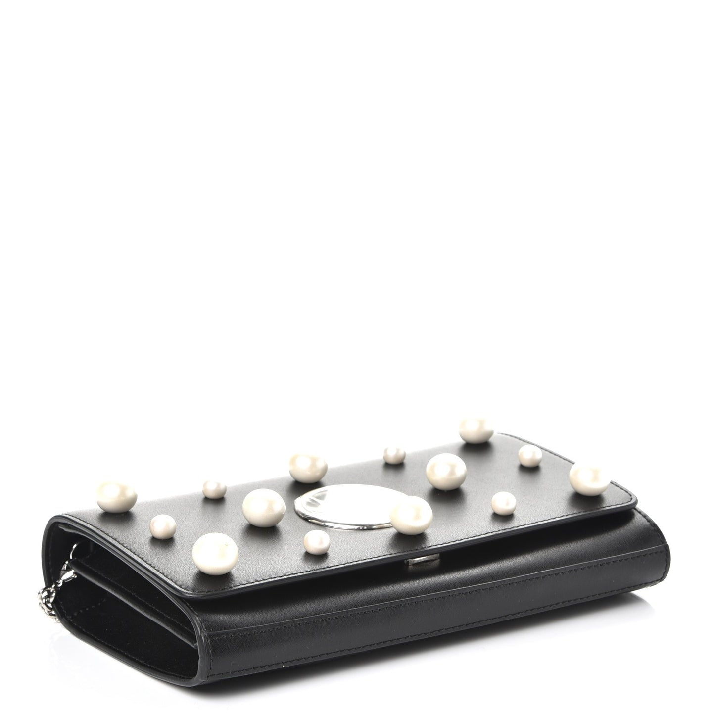 Vitello Liberty Pearl F is Fendi Wallet On Chain Black