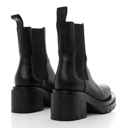 Bottega Veneta Calfskin The Lug Chelsea 30/70mm Ankle Boots 39 Black 4 of 12