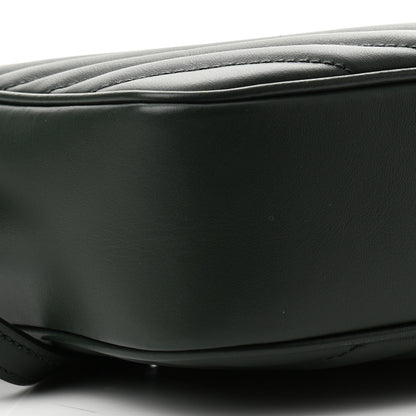 Saint Laurent Calfskin Matelasse Monogram Lou Camera Green 9 of 10