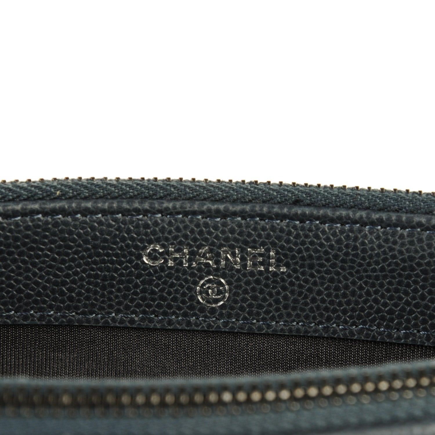 Chanel Caviar Quilted Small Clutch With Chain Grey 6 of 7