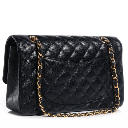 Chanel Caviar Quilted Medium Double Flap Black 3 of 11