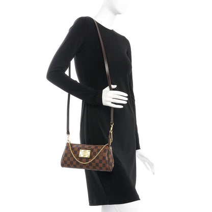 Louis Vuitton Damier Ebene Eva Clutch 2 of 7