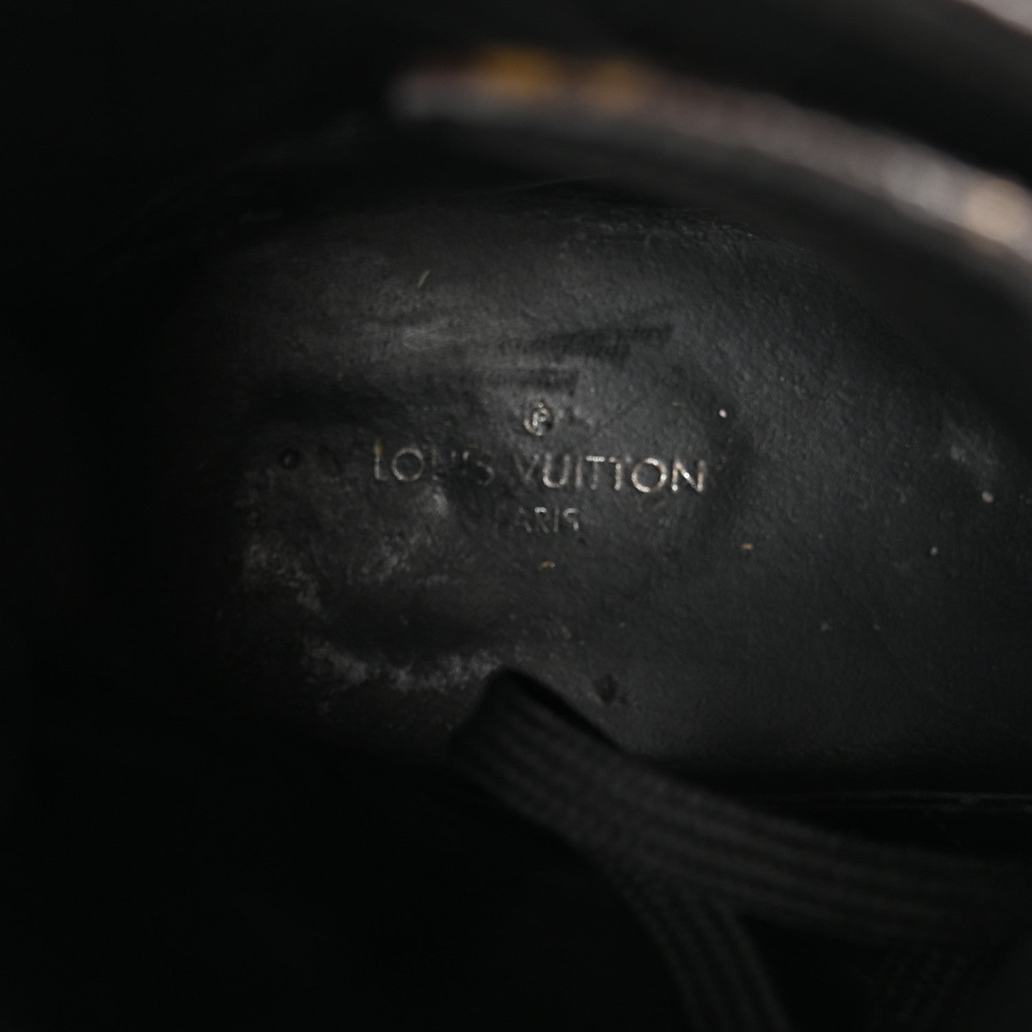 Louis Vuitton Calfskin Monogram Wonderland Flat Ranger Boots 40 Black 8 of 8