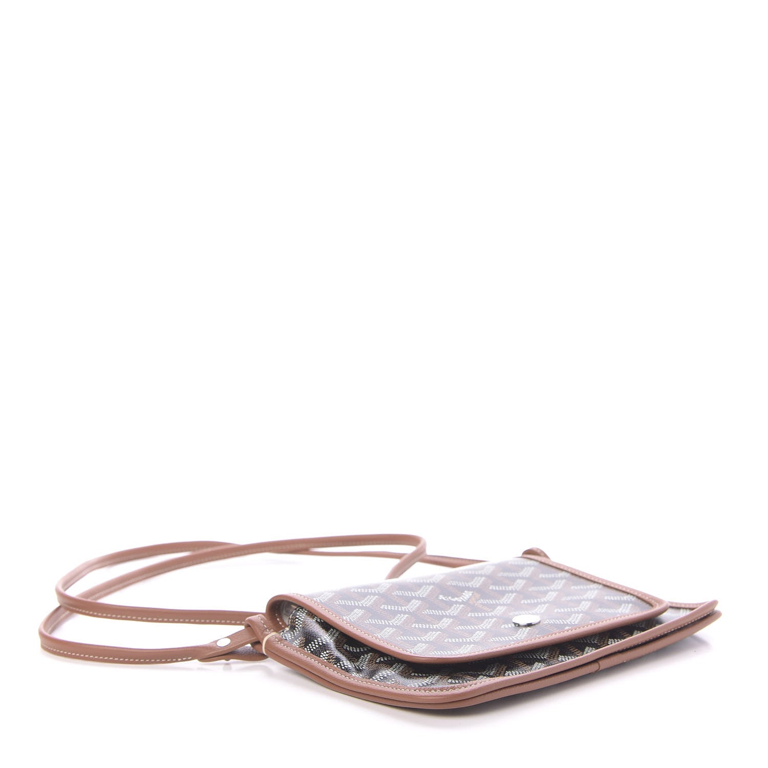 Goyard Goyardine Plumet Wallet Clutch Black Gold 4 of 10