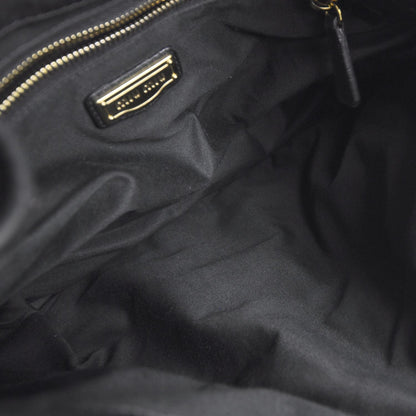 Miu Miu Leather Matelasse Coffer Hobo Black 7 of 10